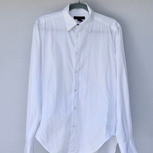 ROBERTO CAVALLI for H&M White Button Down Shirt M